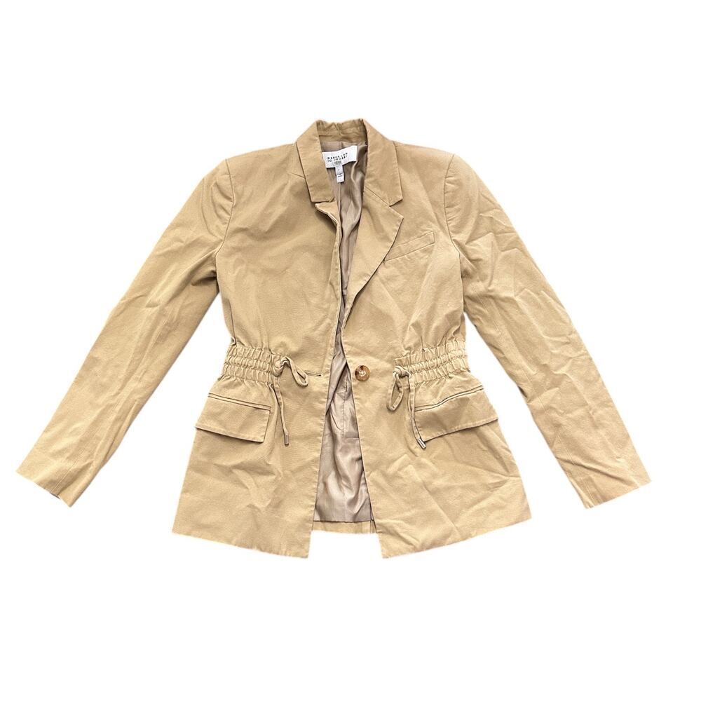 Derek Lam 10 Crosby Arwen Jacket Size 2 Khaki Excellent Condition - Picture 7 of 10